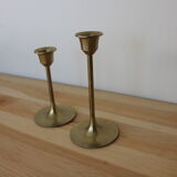 Brass candle holders