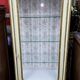 Louis XV / Rococo style display cabinet, painted wood in cream and gold tones.