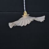 Frosted glass pendant light