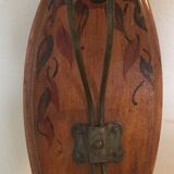 Coat rack 1 metal hook on wood