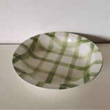 hollow dish Moulin des Loups green tiles