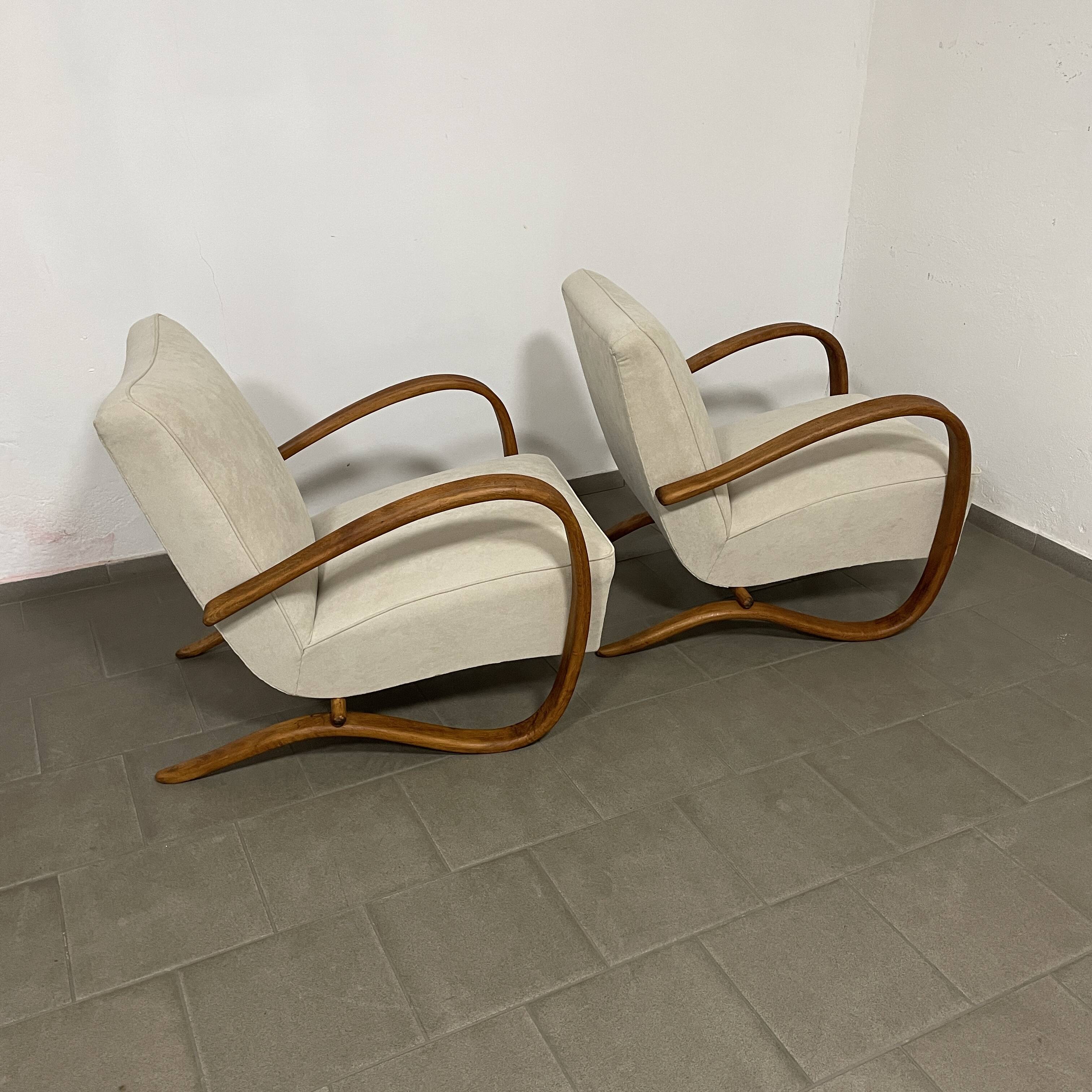 Set of two armchairs Halabala H269