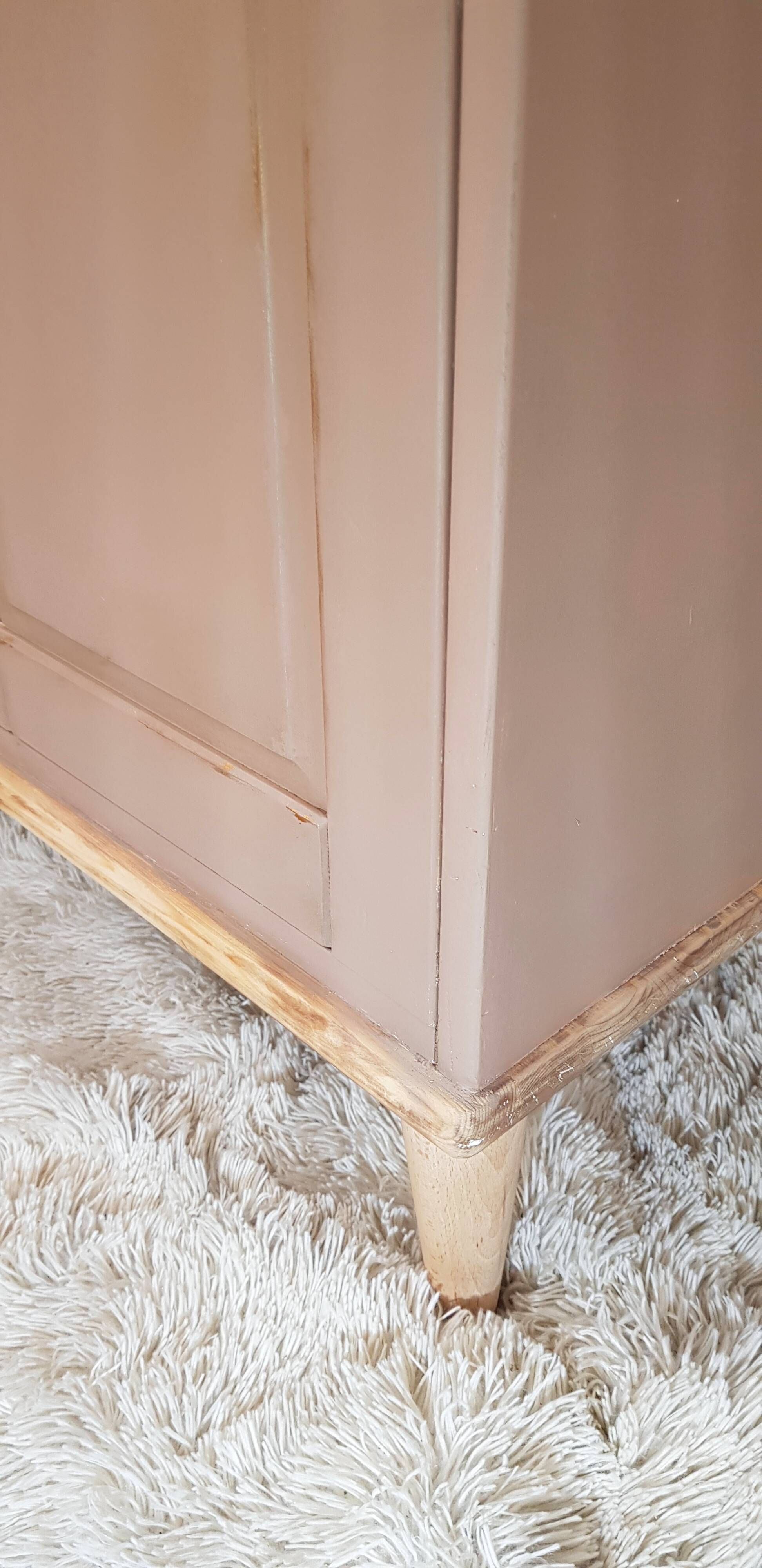 Old pink wardrobe