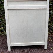Buffet blanc vintage 2 portes et 2 tiroirs