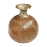 Ball vase signed GRM in sandstone, 70's