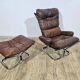 Armchair with footstool, Westnofa, "Wing Chair and foot stool", designed by