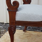 Pair of armchairs restoration style Charles X
