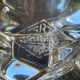 Cristallerie de Vannes le Châtel - Pair of torch candle holders - Cristal signé