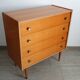 Vintage chest of drawers with 4 drawers from the 1970s.