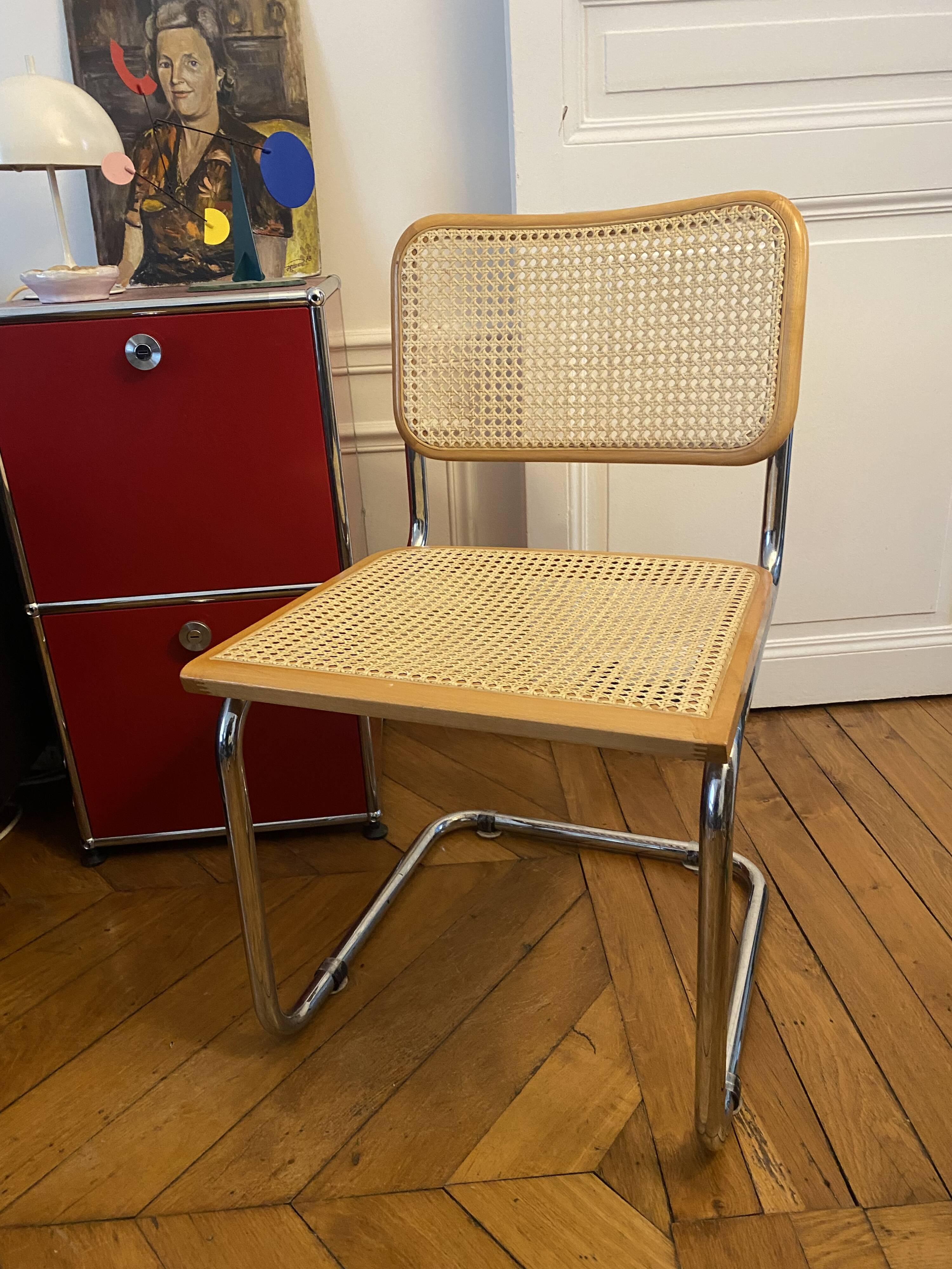 Cesca B32 vintage beech chair