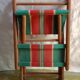 Chaises pliantes de camping vintage