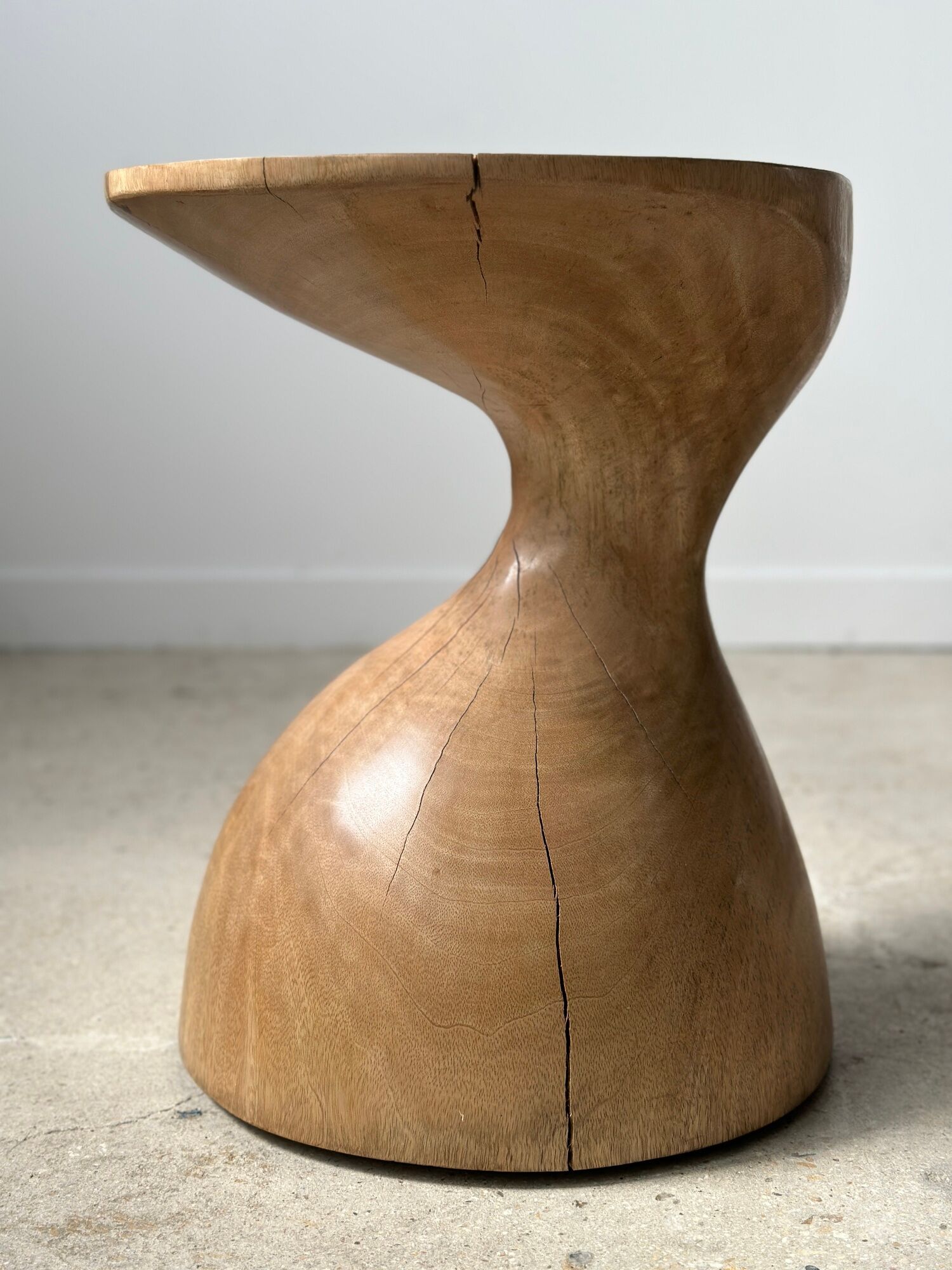 Solid wood sofa end
