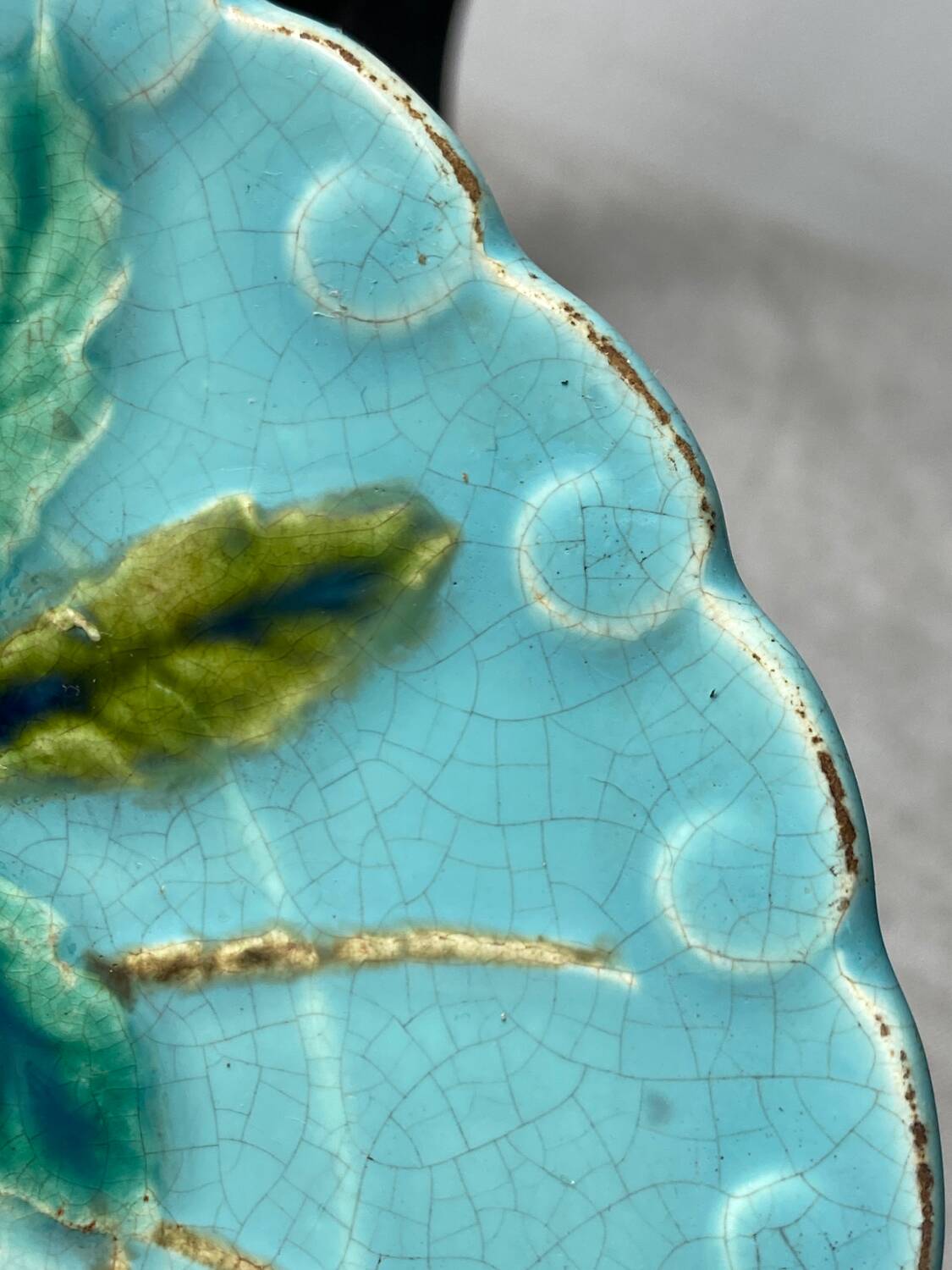 Sarreguemines majolica plates