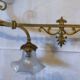 Old large billiard pendant light