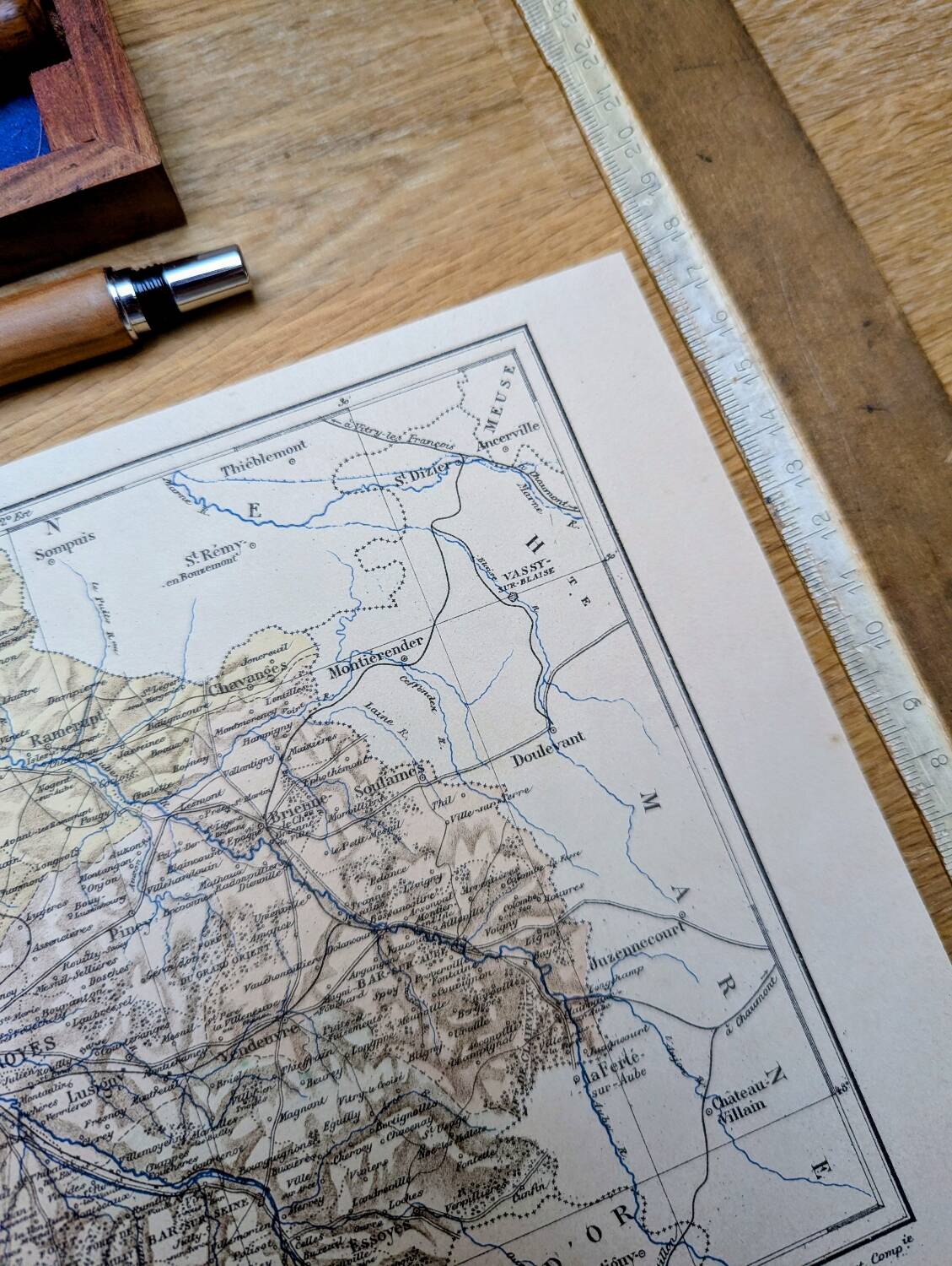 Printed in 1889, Aube, Grand-Est.