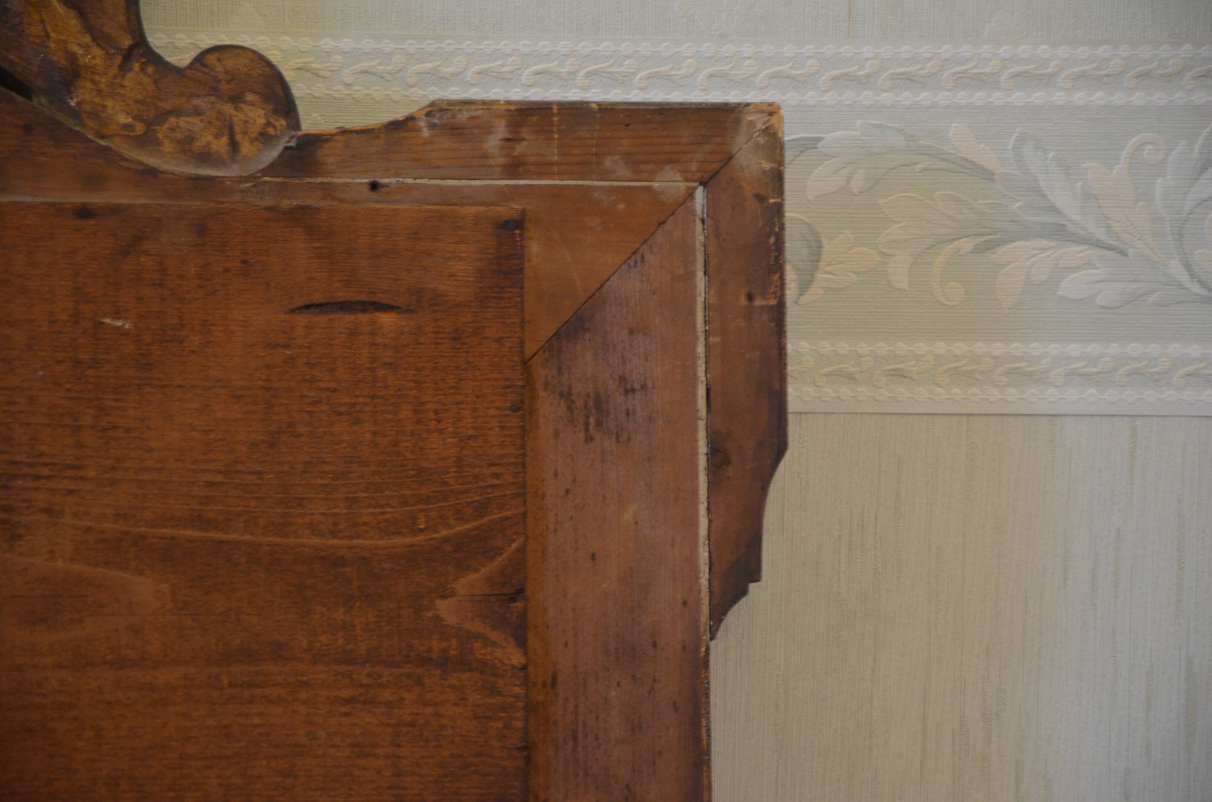 Wooden style mirror 74x104cm