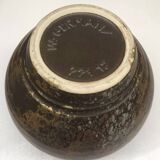 West Germany golden brown vase