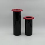 80s Design Ceramic Vases - Modern Vintage Home Decor Made in Italy – set of 2