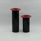 80s Design Ceramic Vases - Modern Vintage Home Decor Made in Italy – set of 2