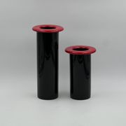 Vases en céramique au design des années 80 - Décoration d'intérieur moderne et vintage Made in Italy - lot de 2