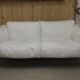 LC3 sofa by Le Corbusier, chrome and white leather
