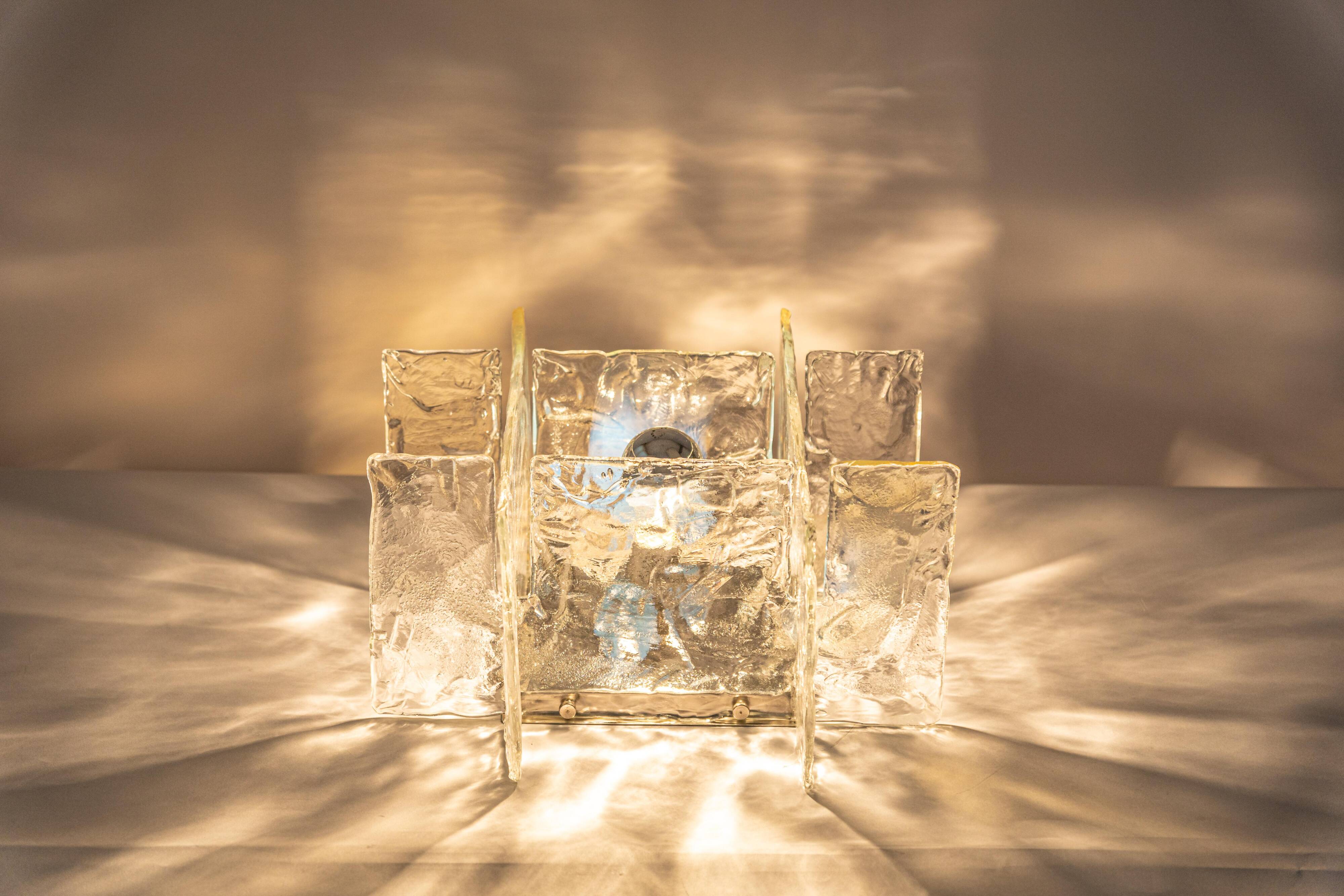 Murano Glass Wall Sconce by Kalmar, Austria, 1960s