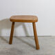 Elm tripod stool