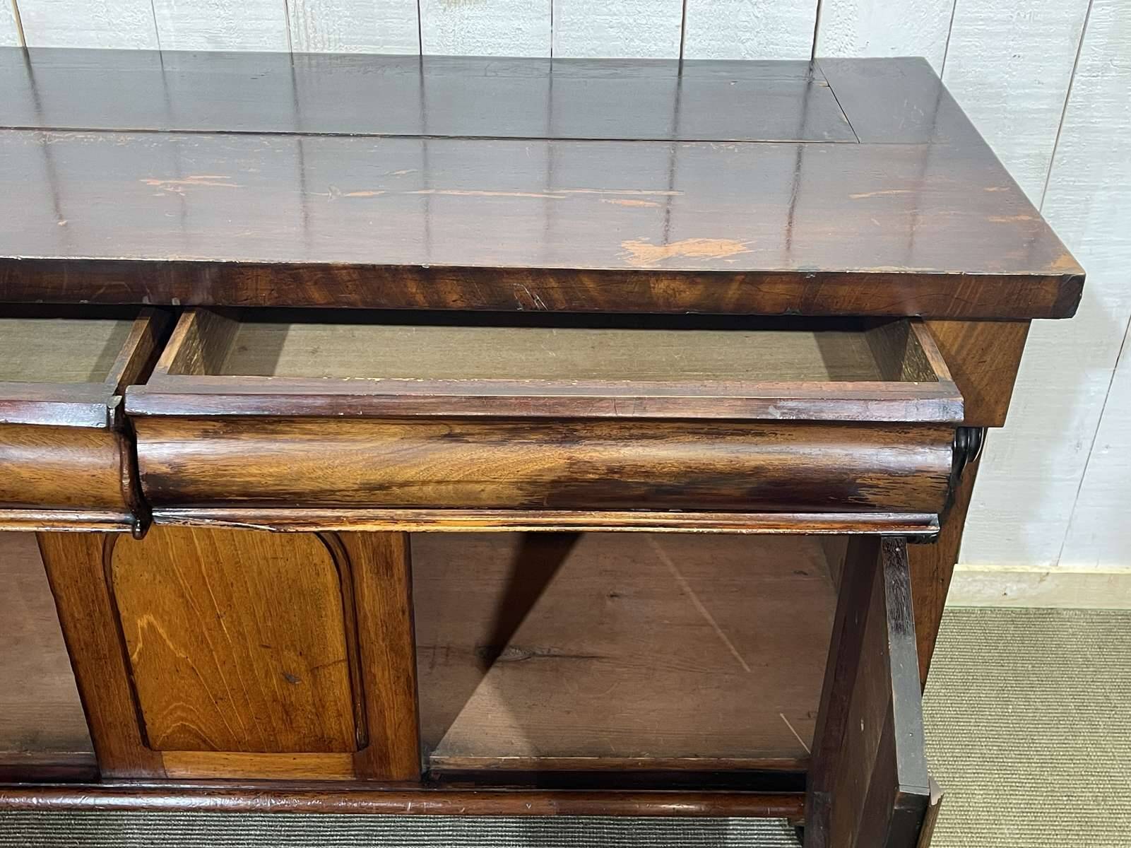 Enfilade Victorienne 19ème en acajou