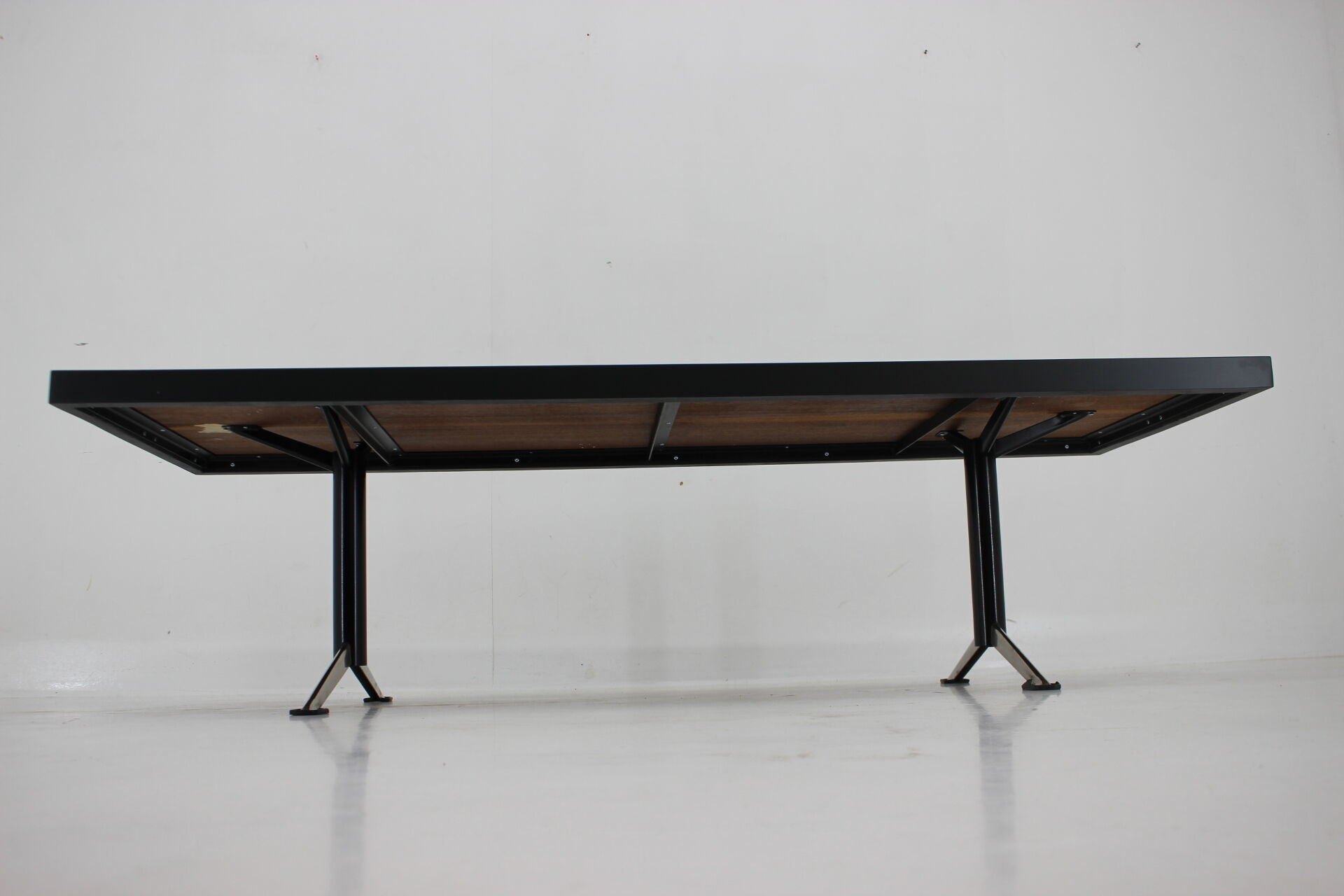1970s Restored Walnut Coffee table ,Czechoslovakia