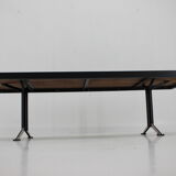1970s Restored Walnut Coffee table ,Czechoslovakia