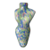Large Murano Vase Woman Bust Vintage