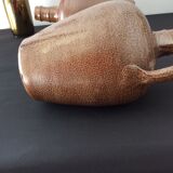 Set of 2 vintage glazed stoneware jugs