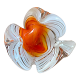 Empty vintage pocket in blown glass