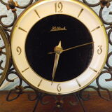 Horloge murale électrique vintage des années 60, marque Hilbing