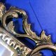 Small Rococo Baroque style mirror by Roberta Wood vintage 50/60