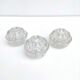 Set of vases pique flowers in glass