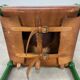 Stretched leather safari chair, 60s Jungle Chic style