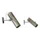 Pair of vintage wall sconces by Alain Richard, metal and aluminium, France.