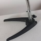 Yellow-green metal table lamp, 1950s.