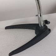 Lampe de table en métal jaune-vert, années 50