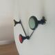 Vintage 1960s wall coat rack