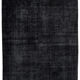 Tapis oriental surteint noué à la main 290 cm x 391 cm tapis en laine noire