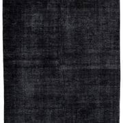 Tapis oriental surteint noué à la main 290 cm x 391 cm tapis en laine noire