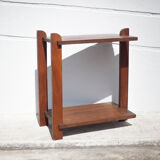 Art deco table, art deco wood coffee table, end of sofa