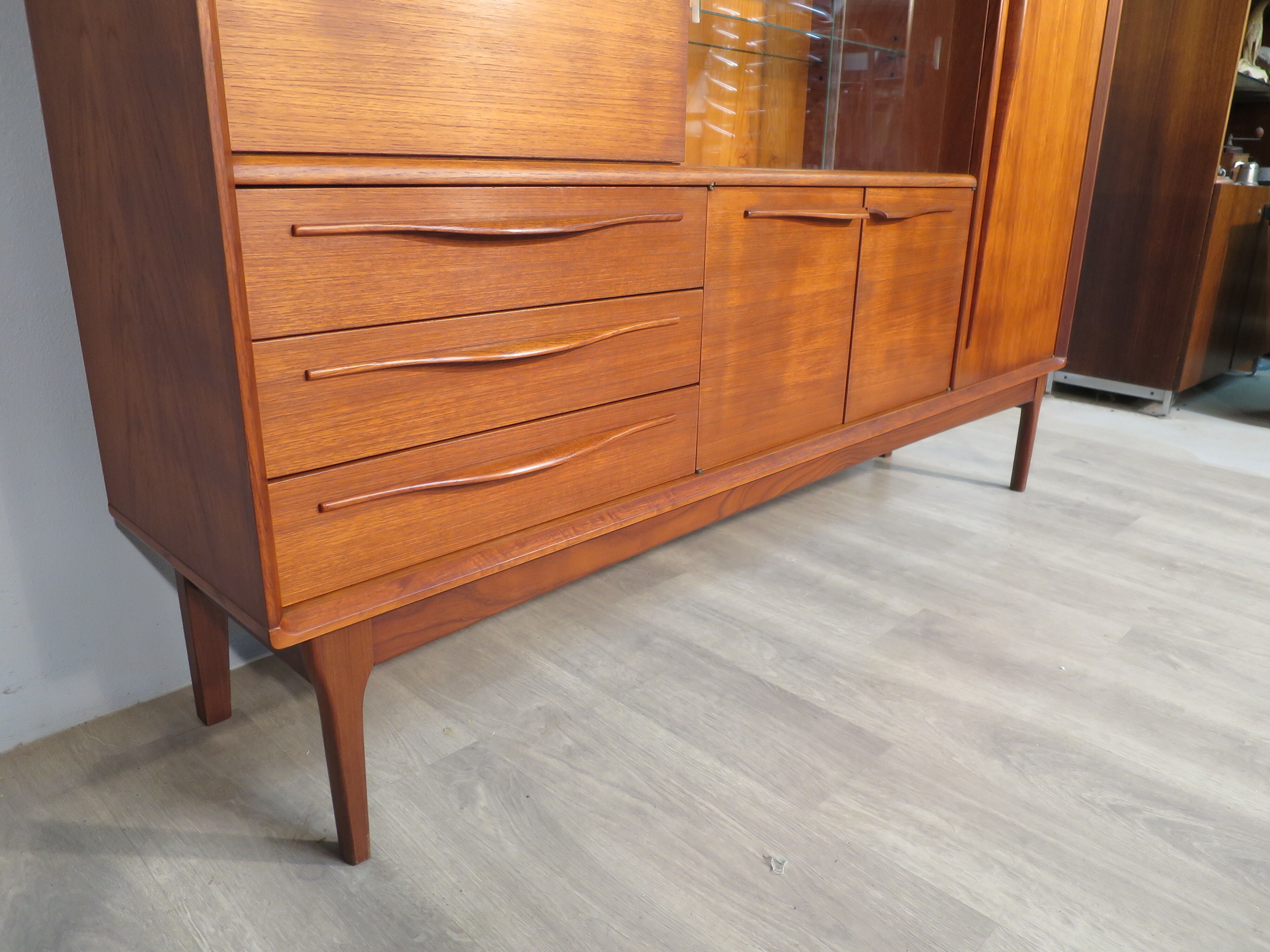 Scandinavian secretary of the 70s in teak