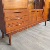 Scandinavian secretary of the 70s in teak