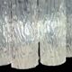 Pair of Venini Tronchi wall lights by Toni Zucherri, Italy 1970