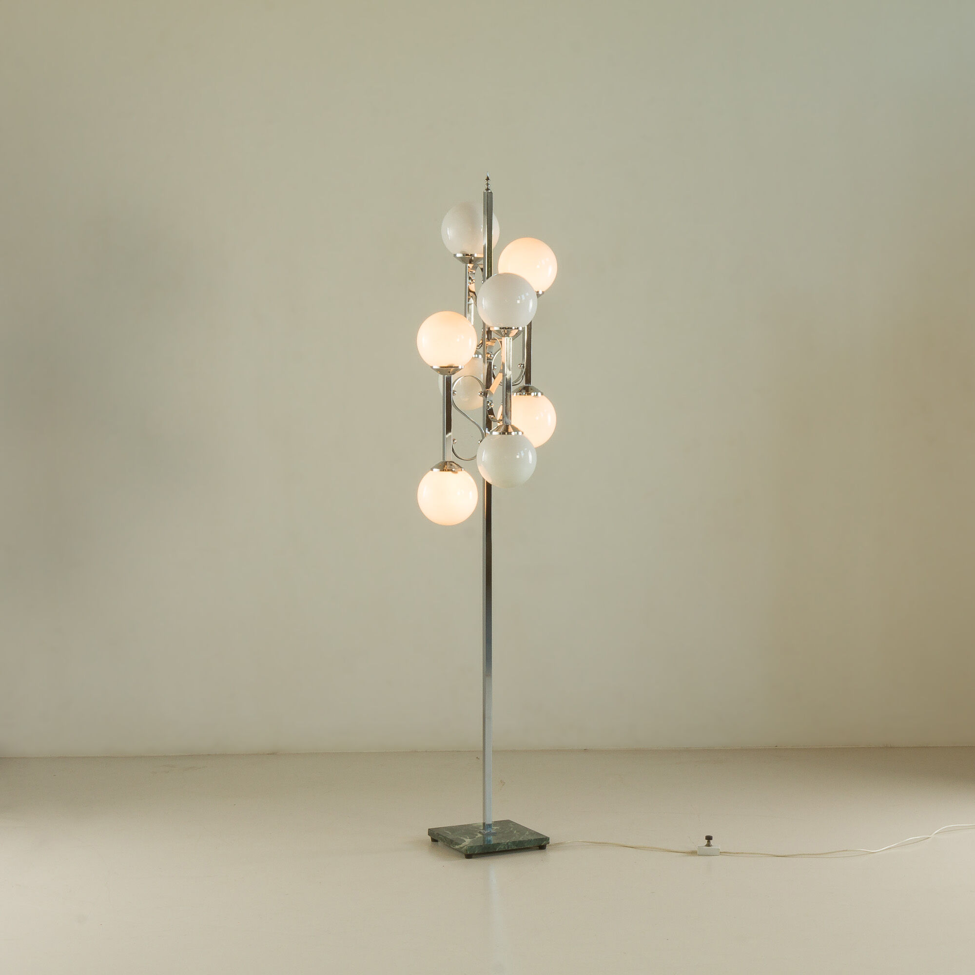 Lampadaire italien des années 1970.