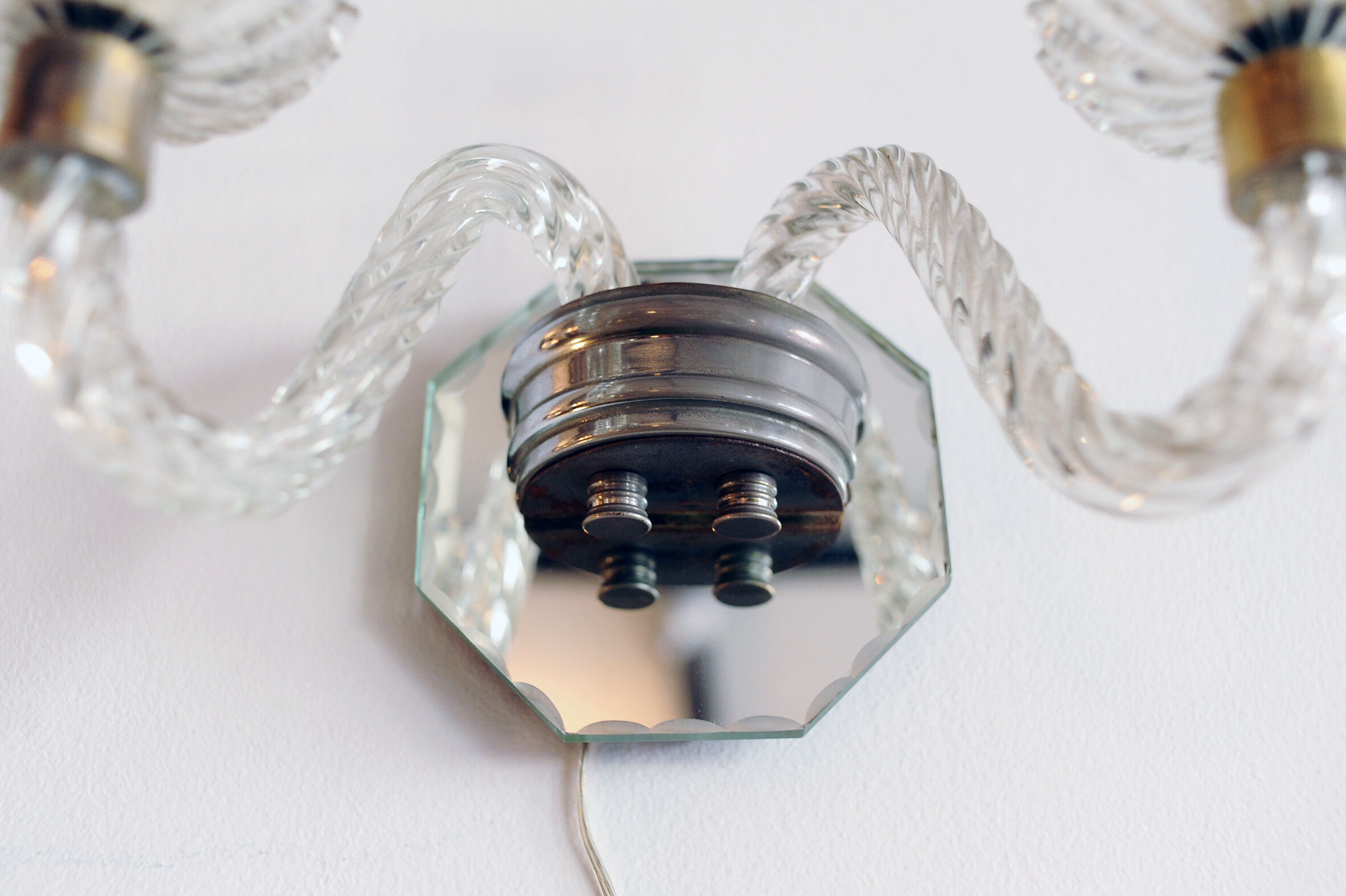 Murano glass sconces
