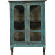 Blue glass buffet